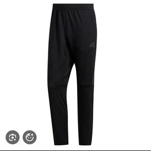 Adidas 3-Stripe Black Relaxed Fit Joggers with Drawstring